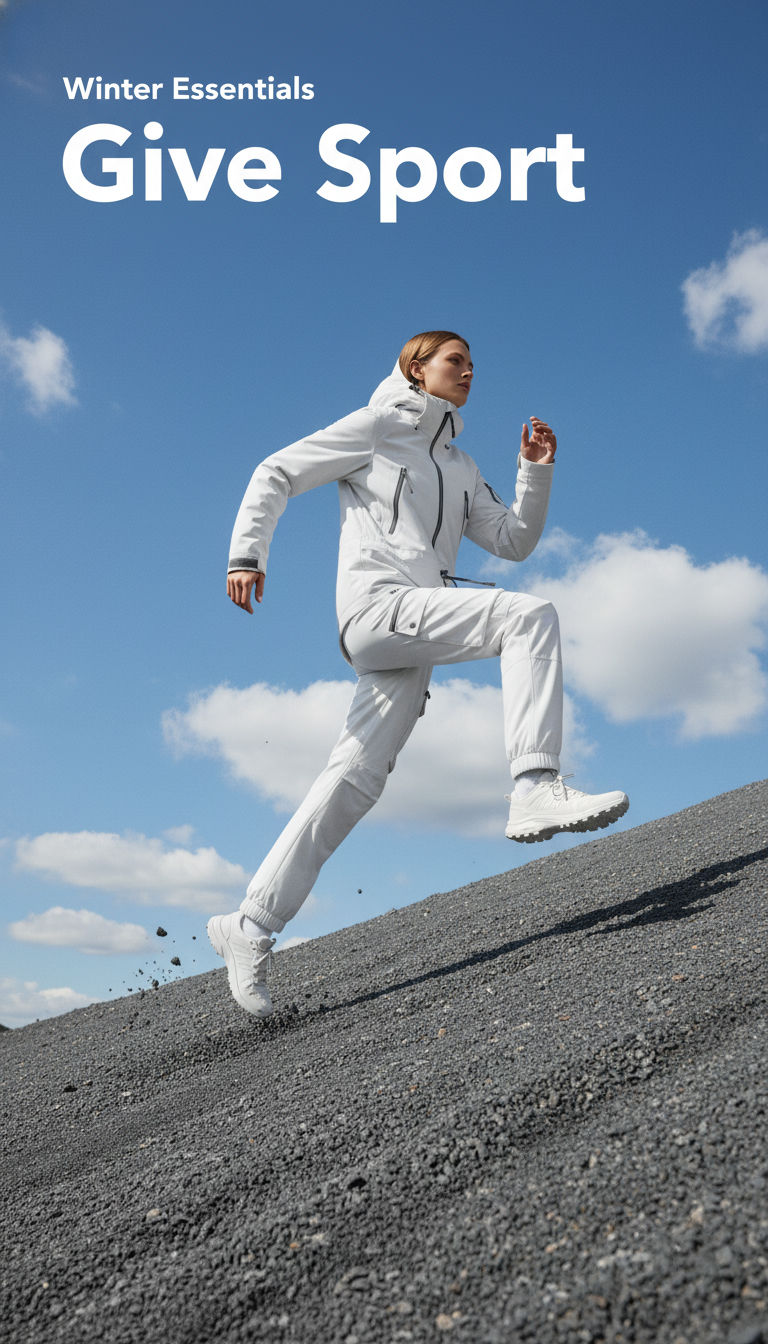 Winter Sports Apparel Ad