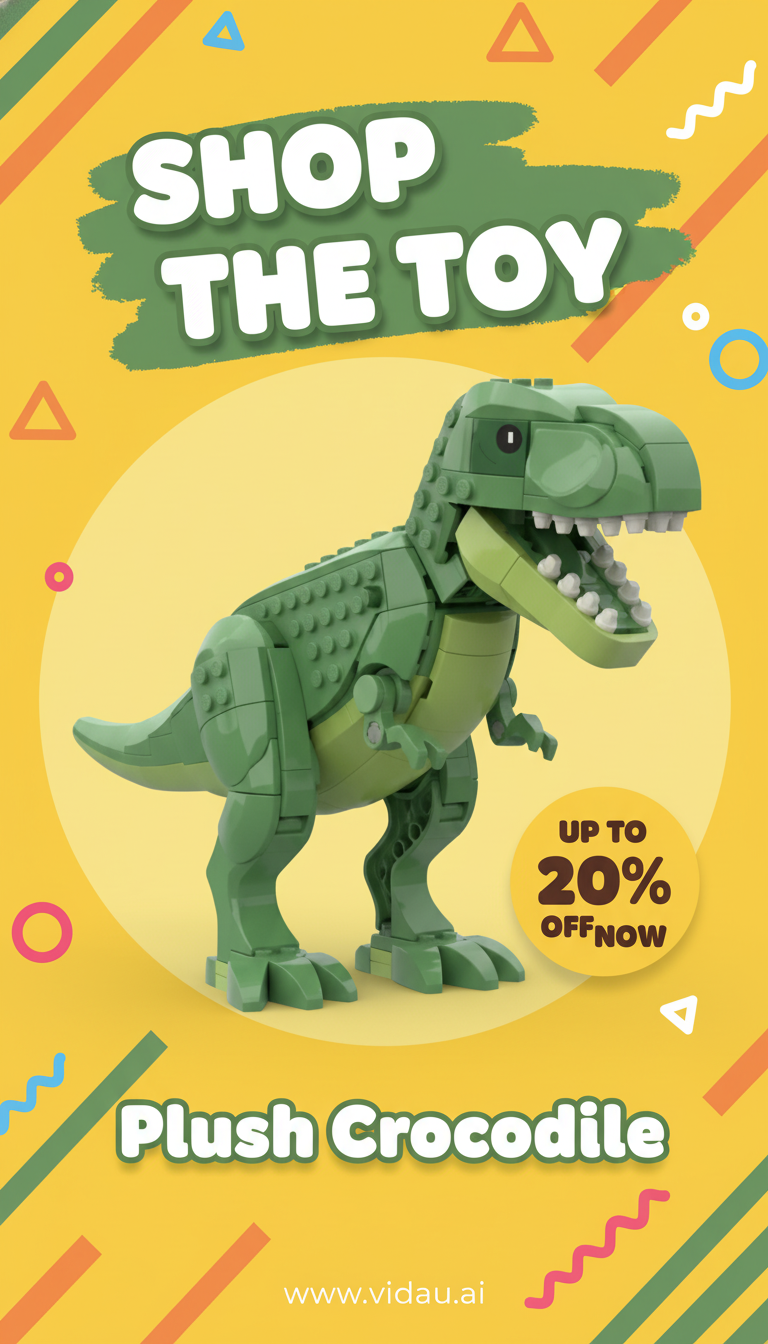 Dinosaur Block Toy Sale
